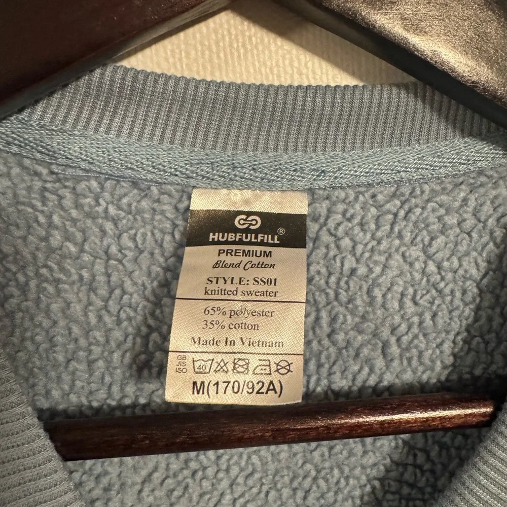 Taylor Swift 1989 Blue Crew Neck Sweater - Picture 3 of 3